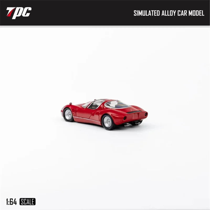 (Đặt hàng trước) Xe mô hình đúc TPC 1:64 Alfa Romeo Tipo 33 Stradale màu đỏ