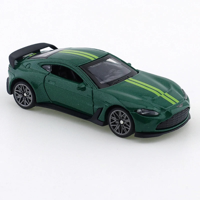 TSC 1/64 Aston Martin V12 Alloy Car Toy Motor Vehicle Diecast Metal Model Gift for Kids Toys for Boys Modified Trolley