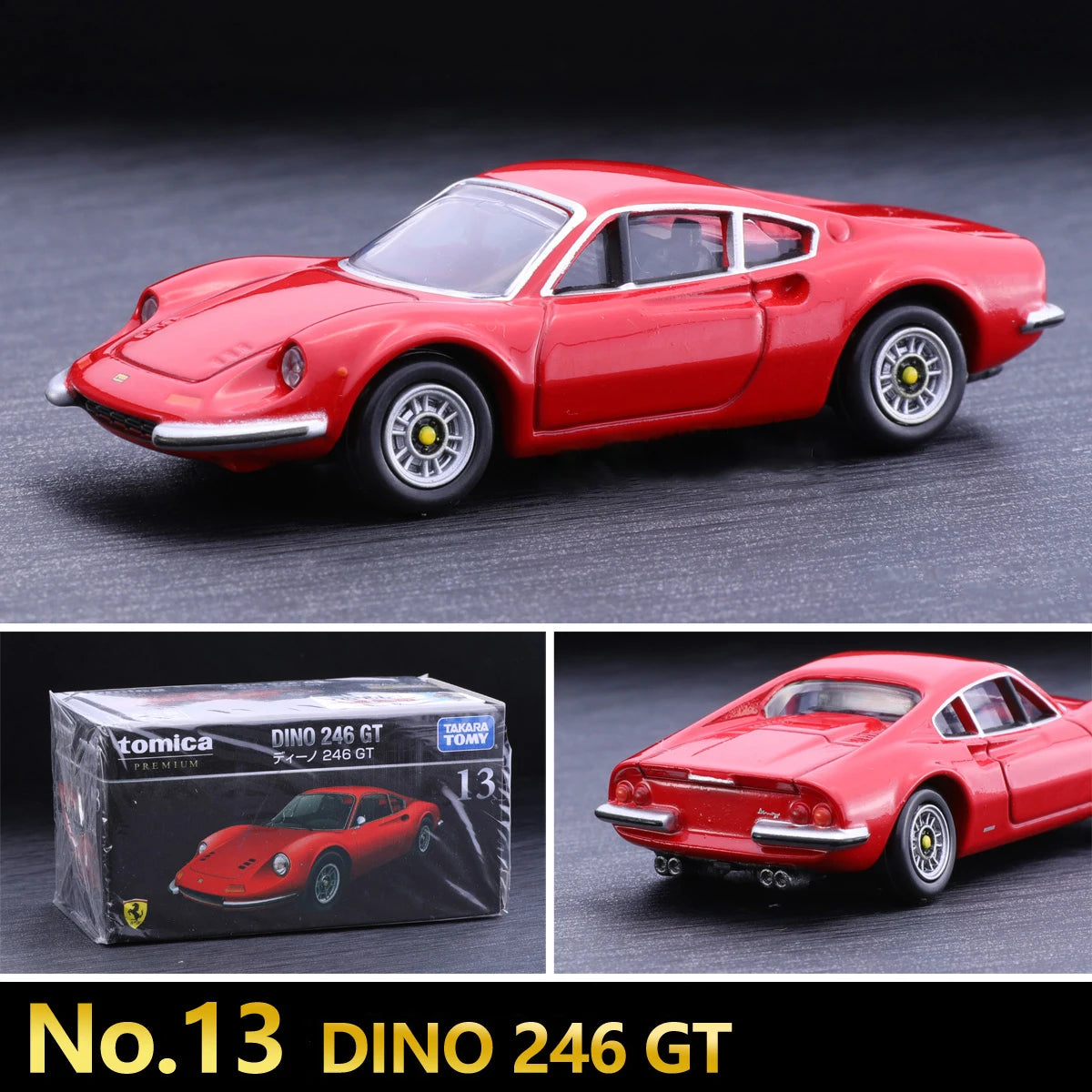 Takara Tomy Ferrari DINO 246 GT Alloy Car Diecasts & Toy Vehicles Miniature car models