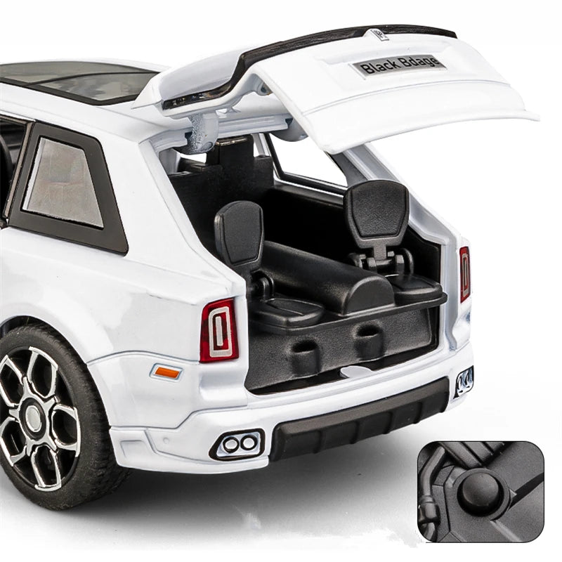 Rolls Royce Cullinan SUV hợp kim Luxy mô hình xe hơi Diecast kim loại đồ chơi xe hơi mô phỏng âm thanh và ánh sáng