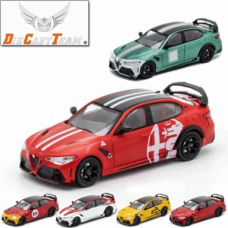 Mô hình xe hơi hợp kim DCT 1/64 Alfa Romeo Giulia Juliet GTA – Xe mô hình kim loại đúc khuôn