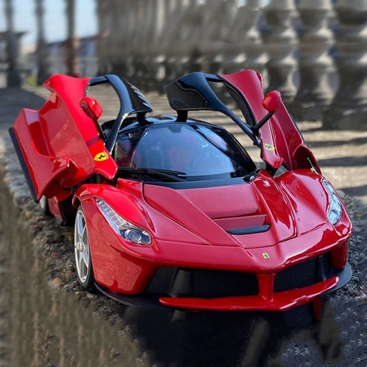 Mô hình xe thể thao hợp kim Laferrari Diecasts Xe đồ chơi bằng kim loại Mô hình xe mô phỏng cao Âm thanh và ánh sáng