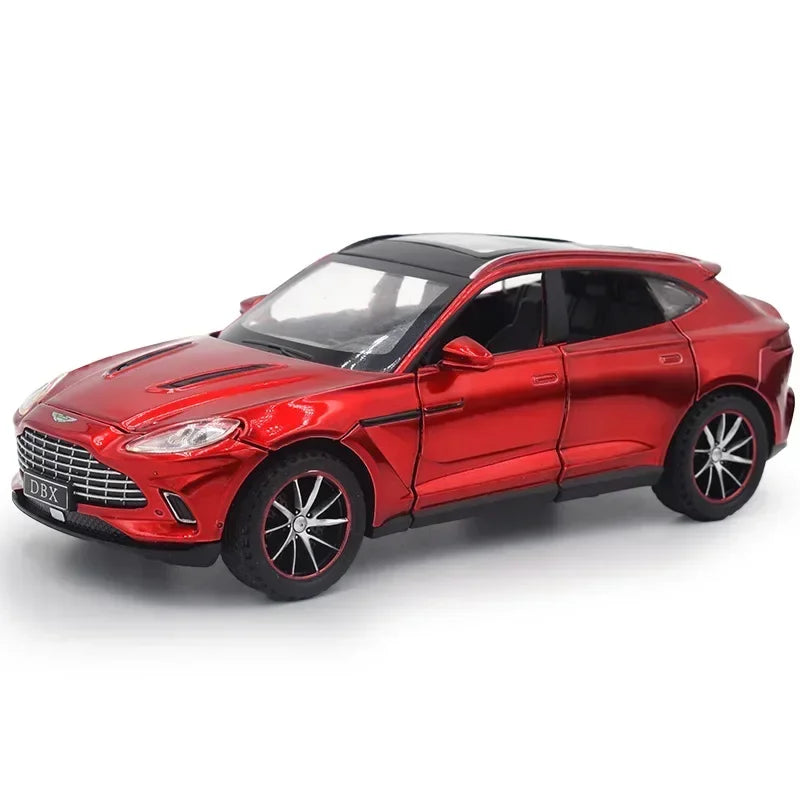 Mô hình xe hơi đúc tỉ lệ 1/32 Aston Martin DBX có âm thanh và ánh sáng, đồ chơi xe hơi thu nhỏ cho trẻ em và bé trai, quà tặng sinh nhật