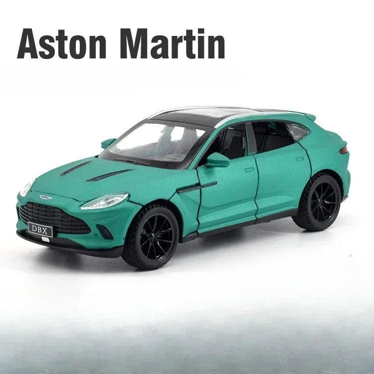 Mô hình xe hơi đúc tỉ lệ 1/32 Aston Martin DBX có âm thanh và ánh sáng, đồ chơi xe hơi thu nhỏ cho trẻ em và bé trai, quà tặng sinh nhật