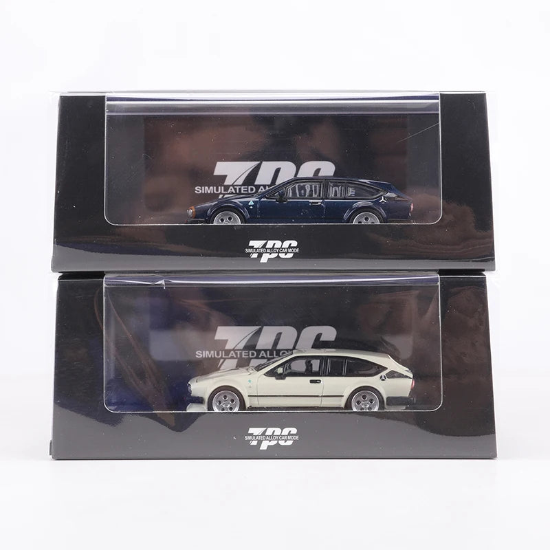 TPC 1:64 ROMEO GTV6 Alloy Model Car Can Open Thed Engine Hood