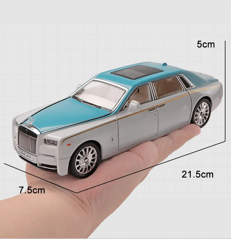 1:24 Rolls Royce Phantom Mansory Hợp kim Xe Diecasts &amp; Đồ chơi Xe Mô hình Xe Âm thanh và Ánh sáng Kéo lại Đồ chơi Xe hơi Quà tặng cho Trẻ em