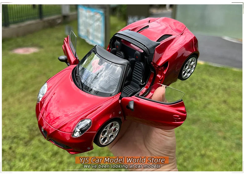 AUTOART AA 1:18 Alfa Romeo 4c Sports Car Model Alloy Collection