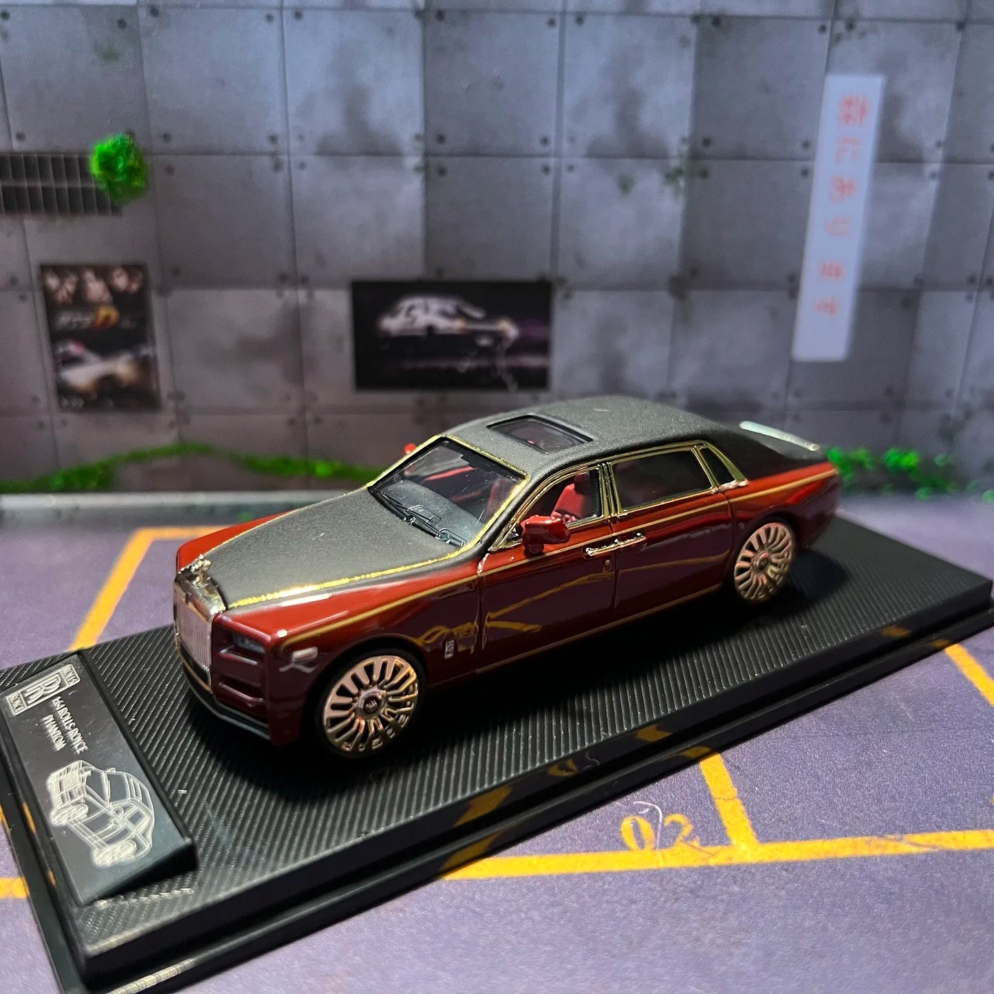 1/64 SCA CMB Smallcarart Rolls Royce Phantom thế hệ Diecast Model Car The Phantom