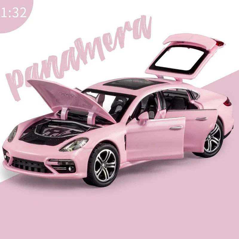 1:32 Porsche Panamera Diecasts Toys Cars Miniature Alloy Simulation Model Cars