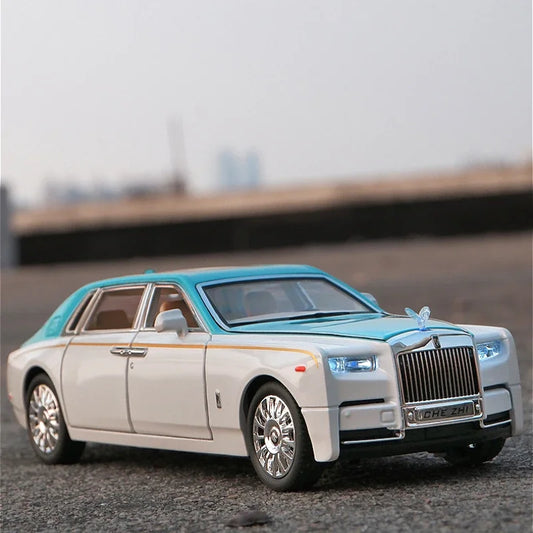 1:24 Rolls Royce Phantom Mansory Hợp kim Xe Diecasts &amp; Đồ chơi Xe Mô hình Xe Âm thanh và Ánh sáng Kéo lại Đồ chơi Xe hơi Quà tặng cho Trẻ em