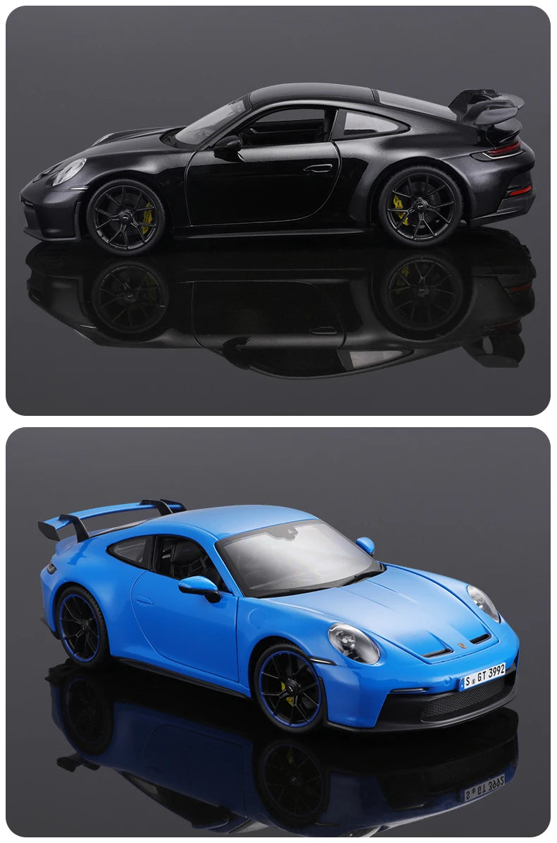 Maisto 1:18 Porsche 911 GT3 Lamborghini V12  Simulation Alloy Diecast Car Model Toys Ornaments Sports Car Gift Collection