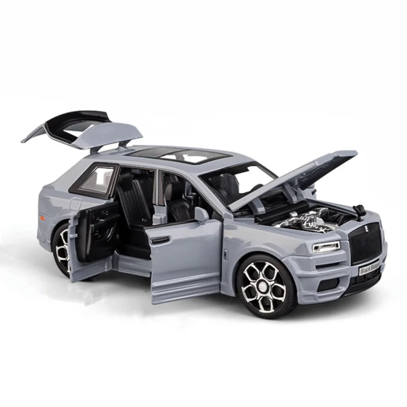 1:32 Rolls Royce Cullinan SUV Alloy Luxy Car Model Diecast Metal Toy Car Vehicles Model Simulation Sound and Light Children Gift