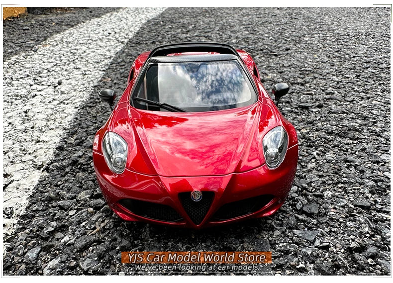 AUTOART AA 1:18 Alfa Romeo 4c Sports Car Model Alloy Collection